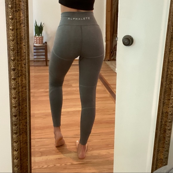 Alphalete V2 revival leggings in slate grey small - Picture 4 of 9